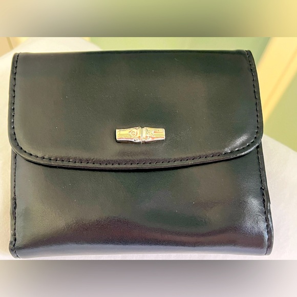 Longchamp Handbags - Longchamp Black Classic Leather Wallet